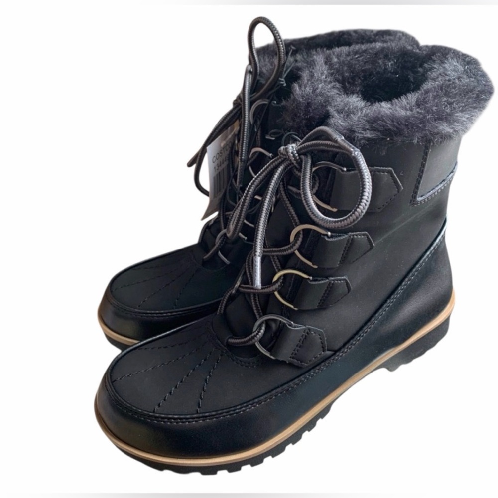 JBU by Jambu Northgate Waterproof Winter Boots Fur Insulated Snow Boots Black - Picture 12 of 13